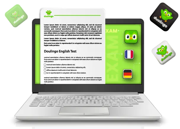 پرداخت هزینه آزمون Duolingo