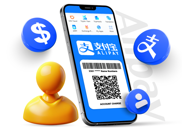 شارژ حساب علی پی Alipay